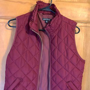 Burgundy Vest
